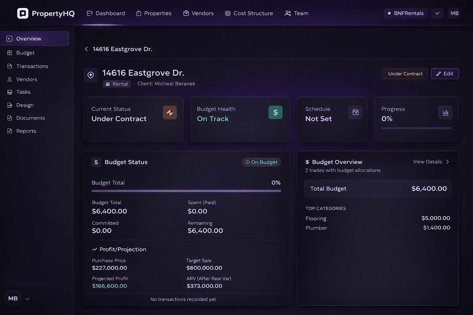 PropertyHQ screenshot